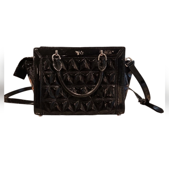 MICHAEL MICHAEL KORS VIVIANNE SM TZ MESSENGER PATENT LEATHER CROSSBODY BAG. NWT. - Picture 2 of 14